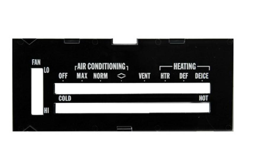 Camaro Fan control temperature Plate: 70-72 W/AC